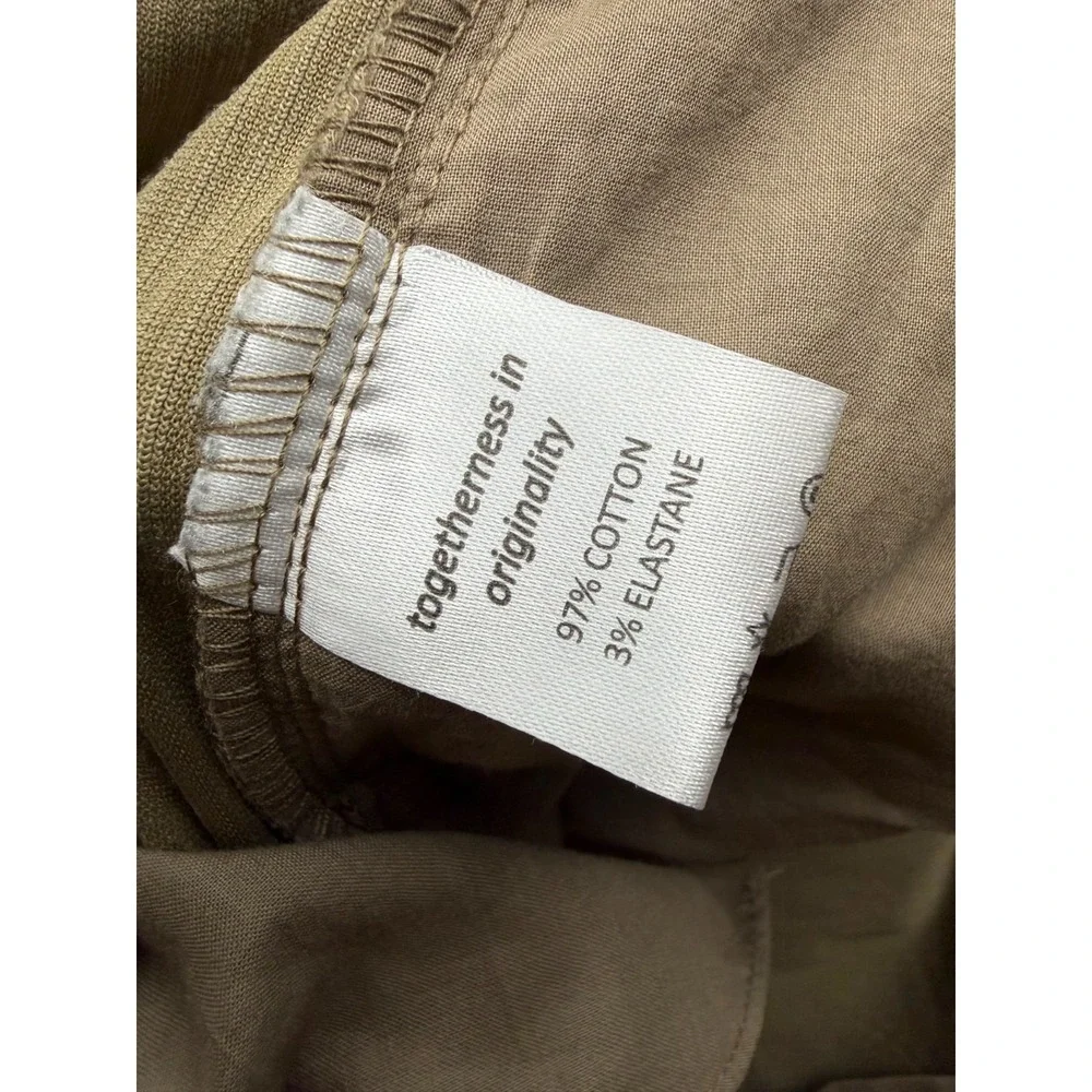 Bound Straight Leg Cropped Mushroom Corduroy Casual Trousers Mens Size L